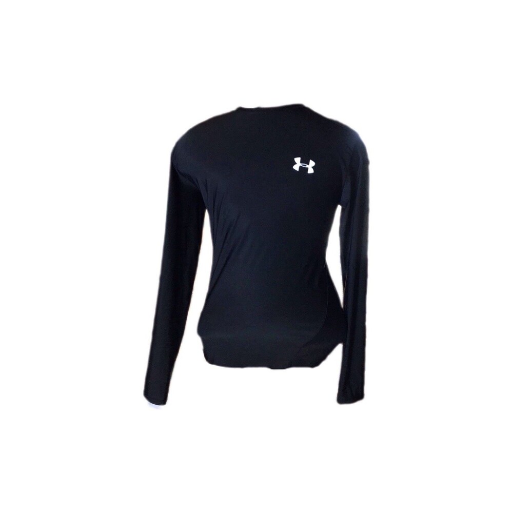 Under Armour Women's HeatGear OG Compression Long Sleeve Shirt,Size XL, Black - Picture 1 of 6